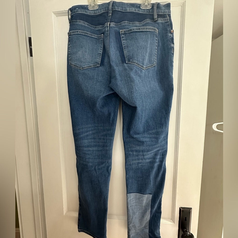 Patchwork Girlfriend Jeans - Picture 3 of 4